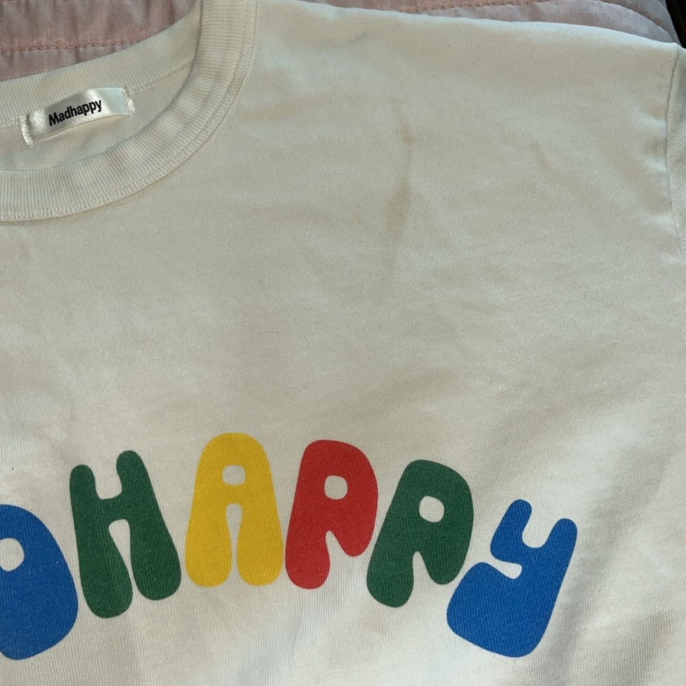 Madhappy Lettered Short Sleeve Tee - Picture 5 of 5